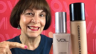 TRANSFORMING MAKEUP•NEW CASHMERE COMPLEXION amp VDL PRIMER FRESH FROM AVON [upl. by Ennirac177]