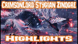 Crimson Lord Stygian Zinogre Highlights [upl. by Ursula]