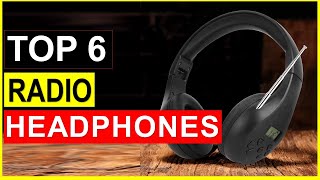 ✅Top 6 Best Radio Headphones in 2023  Best Radio Headphones  Reviews [upl. by Grosmark]