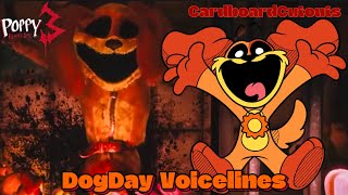 Poppy Playtime Chapter 3  DogDay Voicelines [upl. by Calloway896]