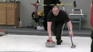 Curling Chess on ice at the Ardsley Curling Club [upl. by Sidonnie71]