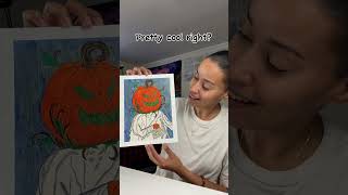 Prana Art Supplies  Art reveal for “Pumpkin Ghost” [upl. by Ettie]