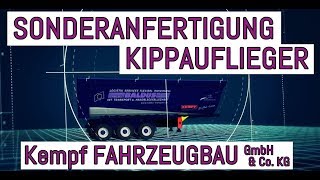 Kempf Fahrzeugbau  Sonderanfertigung Kippauflieger  Helmut Baldus GmbH [upl. by Tisman513]