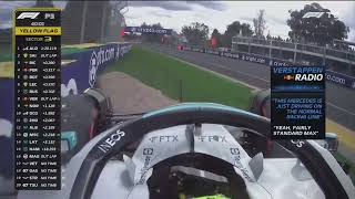 Leaked Funny Radio Max Verstappen amp Hamilton After Lewis Almost Crashes Mercedes At Grand Prix F1 [upl. by Taimi334]