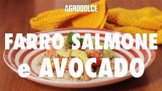 Insalata di farro salmone e avocado come si fa [upl. by Surazal]