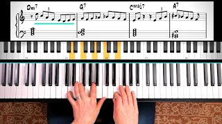 Beginner Chord Voicings for Jazz Piano [upl. by Llerral]