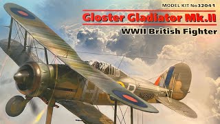 Gloster Gladiator 132 scale ICM kit review [upl. by The]