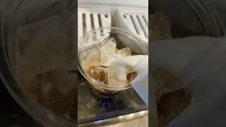 How to make iced CARAMEL LATTE  Salted Caramel Latteshortsvideo coffee foryou short [upl. by Odlavu]