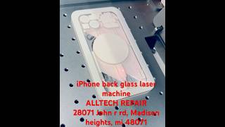 Apple iPhone back glass replacement repair service by all tech repair in Madison heights Michigan [upl. by Modesta295]