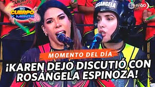 EEG Cuerpo y Mente Rosángela Espinoza se peleó con Karen Dejo [upl. by Ariom]