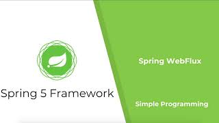 Spring 5 Framework Spring Webflux [upl. by Erek]