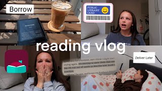 reading every book the libby app delivers to me reading vlog [upl. by Atselec]