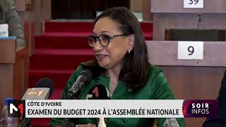 Côte d´Ivoire  Examen du budget 2024 à l´assemblée nationale [upl. by Jezebel]