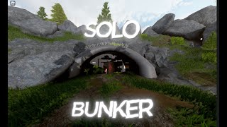 SOLO RED FLOPPY BUNKER ROBLOX  AFTERMATH [upl. by Yebloc]