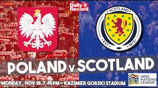 Poland v Scotland live stream details plus match preview for crucial Nations League match in Warsaw [upl. by Durham]