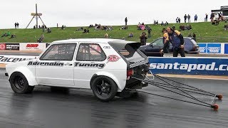 Europes Fastest FWD Car  Adrenalin Tuning Mk1 Golf [upl. by Garmaise]