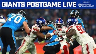 Giants Postgame Live Giants vs Panthers Week 10  Postgame Recap amp Analysis [upl. by Ayhtin]