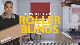 How to fit roller blinds [upl. by Estell]