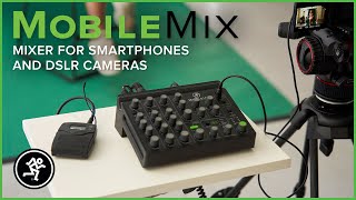 Mackie MobileMix 8Channel USBPowerable Mixer for AV Production Live Sound and Streaming [upl. by Iow]