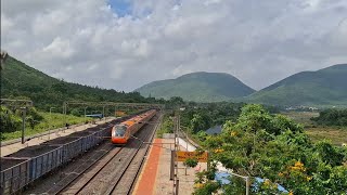 10 IN 1 NELLIMARLA RAILWAY STATION CROSSINGS BBS VANDE BHARAT  VISAKHA  VIVEK  RAMESHWARAM [upl. by Valentia]