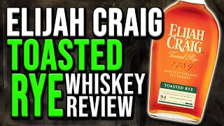 Elijah Craig Toasted Rye  REVIEW amp COMPARISON [upl. by Nuawed]