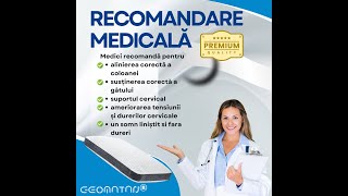 Perna Ortopedica Spuma Memorie Suport Ergonomic Alinierea Cervicala Material Hipoalergenic [upl. by Slin92]