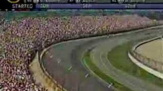 2002 Brickyard 400 Elliott passes Wallace in the final laps [upl. by Dichy595]