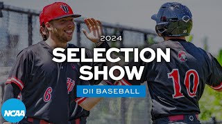 2024 NCAA DII baseball bracket selection show [upl. by Gasper]