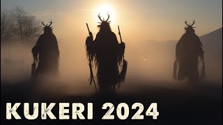 Kukeri Festival in Pernik  Surva 2024 [upl. by Yrbua]