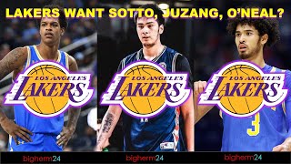 Lakers Trying to Trade into 2022 NBA Draft  Eyeing Kai Sotto Shareef ONeal and Johnny Juzang [upl. by Nylodnewg]