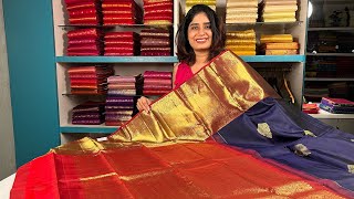 Kanchipuram Traditional Pure silk Sarees [upl. by Melda]