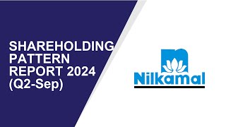 Nilkamal Shareholding Pattern  Q2Sep Report 2024  Shareholders Latest Updates [upl. by Brocky]