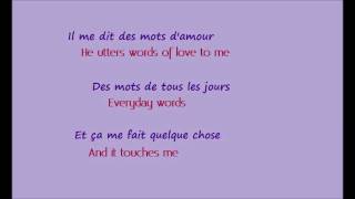 La Vie En Rose w EnglishFrench lyrics [upl. by Neraa]