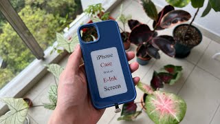 iPhone case with a customizable eink screen [upl. by Anoniw535]