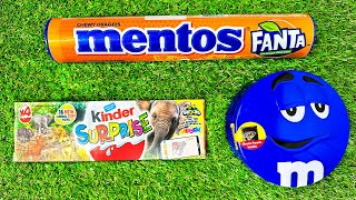 Satisfying Video Unboxing GIANT Mentos and GELLY EYEBALL Candy with Yummy Sweets Cutting ASMR MampMS [upl. by Grounds409]