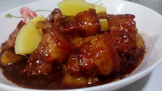 HOW TO COOK PORK HAMONADO HAMONADONG BABOY RECIPE [upl. by Ailgna63]