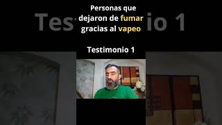 Dejar de fumar Testimonio 1  Consecuencias del vapeo shorts vapeo [upl. by Itram611]