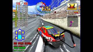 Daytona USA 2 Power Edition  Hornet Grand Prix Beginner [upl. by Dnalon]