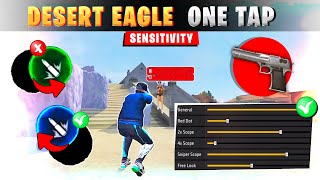 One tap sensitivity 🔥  Desert Eagle headshot sensitivity ✅  Headshot setting in tamil [upl. by Assenyl]