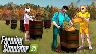 УСПЕХ НАШЕЙ ФЕРМЫ ЗАВИСИТ ОТ ПЧЕЛ ВЛОЖИЛИ ВСЕ В УЛЬИ В FARMING SIMULATOR 25 [upl. by Vacla543]