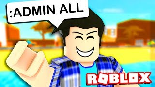 ROBLOX ADMIN COMMANDS TROLLING [upl. by Rahas]