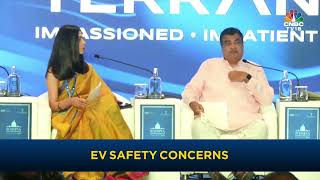 Raisina Dialogue 2022 Nitin Gadkari On Electric Vehicle Fires [upl. by Stannwood]