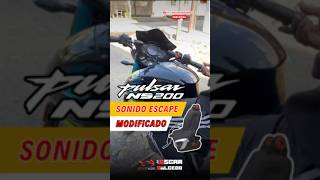 Escape modificado pulsar NS 200 pulsarns200 ns200 bajaj sonido motorcycle [upl. by Wilen]