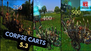 Are Corpse Carts All Variants Any Good in Patch 53  Vampire Counts Unit Focus [upl. by Ciccia]