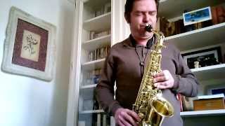 Le Cygne  Saxophone alto solo   Free Score  Camille SaintSaëns [upl. by Desta562]