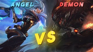 Nightbringer Yasuo vs Dawnbringer Riven Epic Voice Line Duel League of Legends [upl. by Merrill]