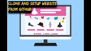 how to clone a repository github  free ecommerce website  clone and setup ecommerce website [upl. by Novick100]