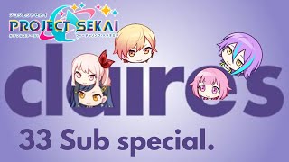 33 sub special Claires accessories and project sekai [upl. by Ahsenev]