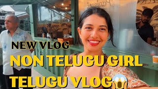 Tried something new  NonTelugu Girl Telugu Vlog  Kalki 2898 AD Movie telugu kalki prabhas [upl. by Ahsinik212]