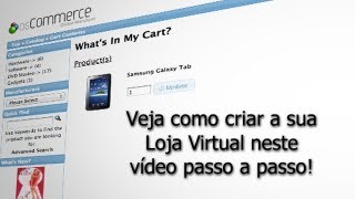 osCommerce  Instalação e Configuração  Crie sua Loja Virtual  Vídeo 1 [upl. by Benny94]